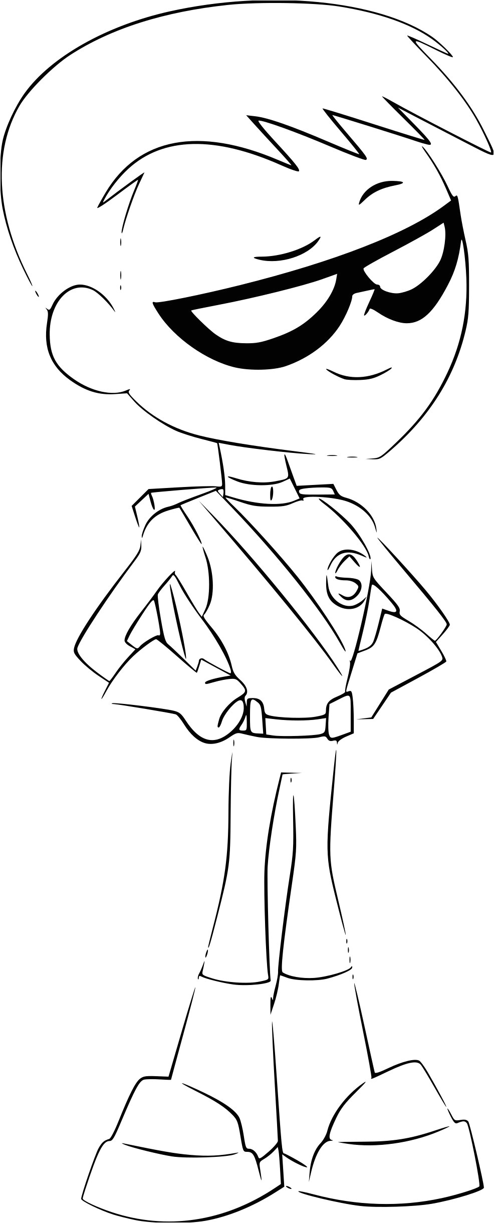 Coloriage A Imprimer Oggy Et Les Cafards Coloriage Speedy Teen Titans   Imprimer