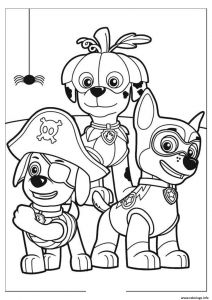 Coloriage A Imprimer Pat Patrouille Coloriage Pat Patrouille Halloween Jecolorie