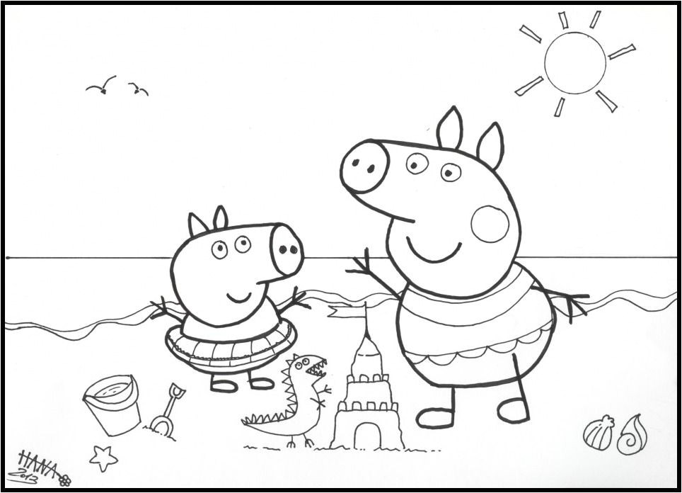 Coloriage A Imprimer Peppa Pig Coloriage Peppa Pig à Colorier Dessin à Imprimer