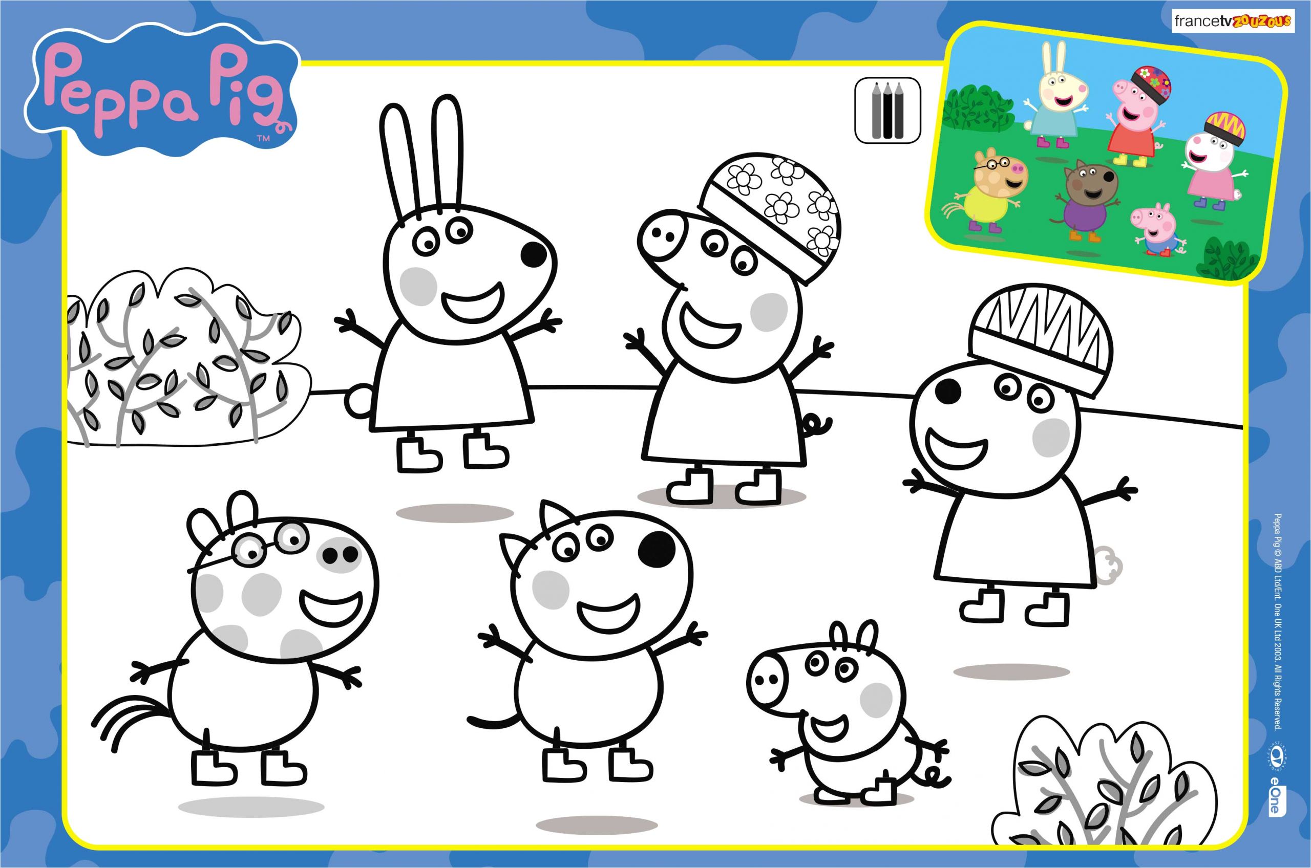 Coloriage A Imprimer Peppa Pig Les Coloriages De Peppa Pig Zouzous Devient Bientôt Okoo