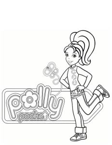 Coloriage à Imprimer Polly Pocket Coloriage Polly Pocket à Imprimer Gratuitement