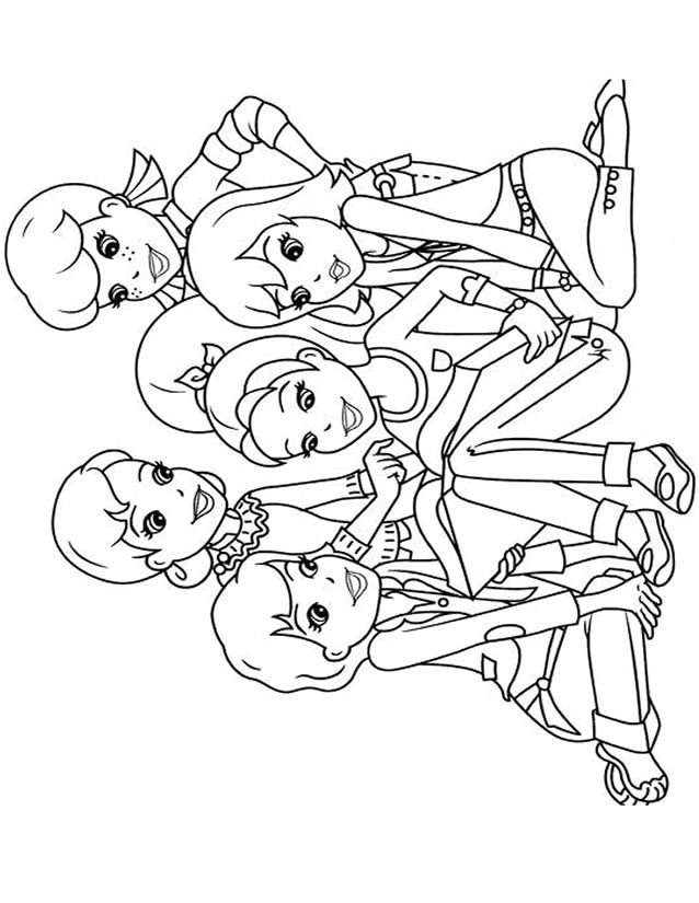 Coloriage à Imprimer Polly Pocket Coloriage Polly Pocket à Imprimer Gratuitement