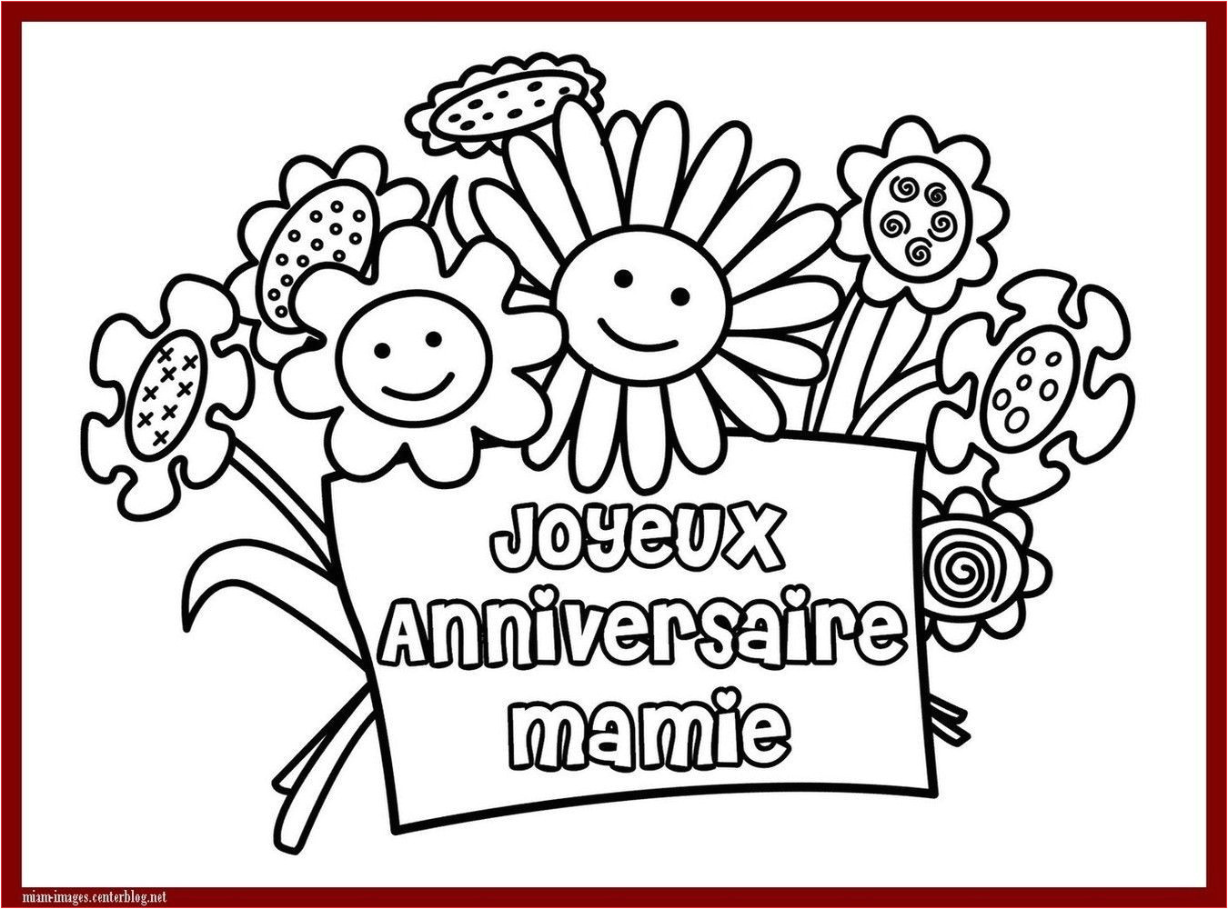 Coloriage A Imprimer Pour Anniversaire Mamie Coloriage Fete Des Mamies Tranquille Texte Bonne Fete
