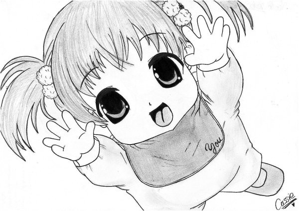 Coloriage à Imprimer Pour Fille Coloriage   Imprimer Manga Pour Fille