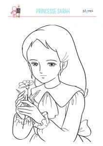 Coloriage à Imprimer Princesse Sarah Coloriage Princesse Sarah Momes