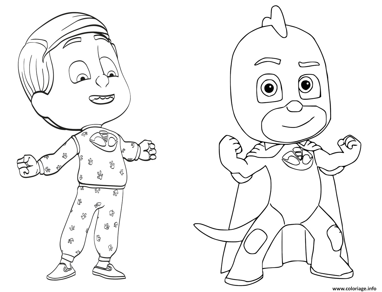 Coloriage A Imprimer Pyjamax Coloriage Yoyo Pyjamasques