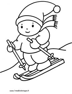 Coloriage à Imprimer Ski 31 Dessins De Coloriage Ski à Imprimer