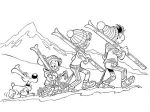 Coloriage à Imprimer Ski Coloriage Ski Les Beaux Dessins De Sport à Imprimer Et