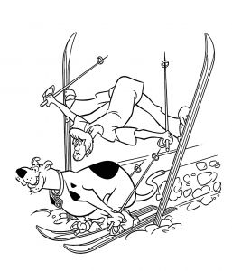 Coloriage à Imprimer Ski Sélection De Dessins De Coloriage Ski à Imprimer Sur