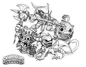 Coloriage A Imprimer Skylander Crabfu Blog Skylanders Speed Drawing & Coloring Pages