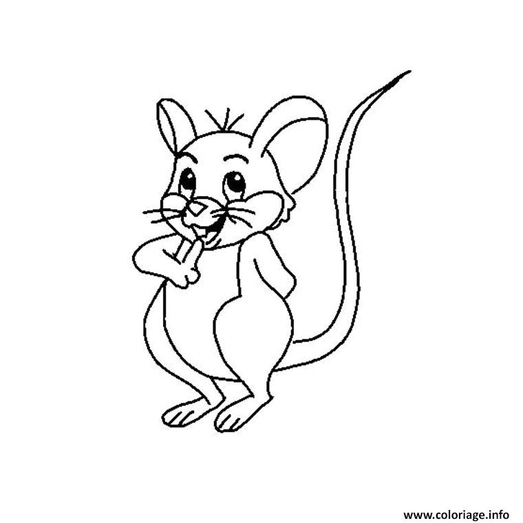 Coloriage à Imprimer souris Coloriage souris Maternelle Jecolorie