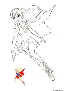 Coloriage A Imprimer Super Hero Coloriage Supergirl Super Hero Girls Jecolorie