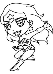 Coloriage A Imprimer Super Hero Dessin De Super Heros Fille