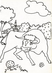 Coloriage à Imprimer Taureau Dessin De Taureau Camarguais