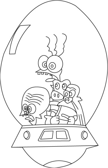 Coloriage A Imprimer Titi Et Grosminet Dessins Gratuits   Colorier Coloriage Zinzin   Imprimer