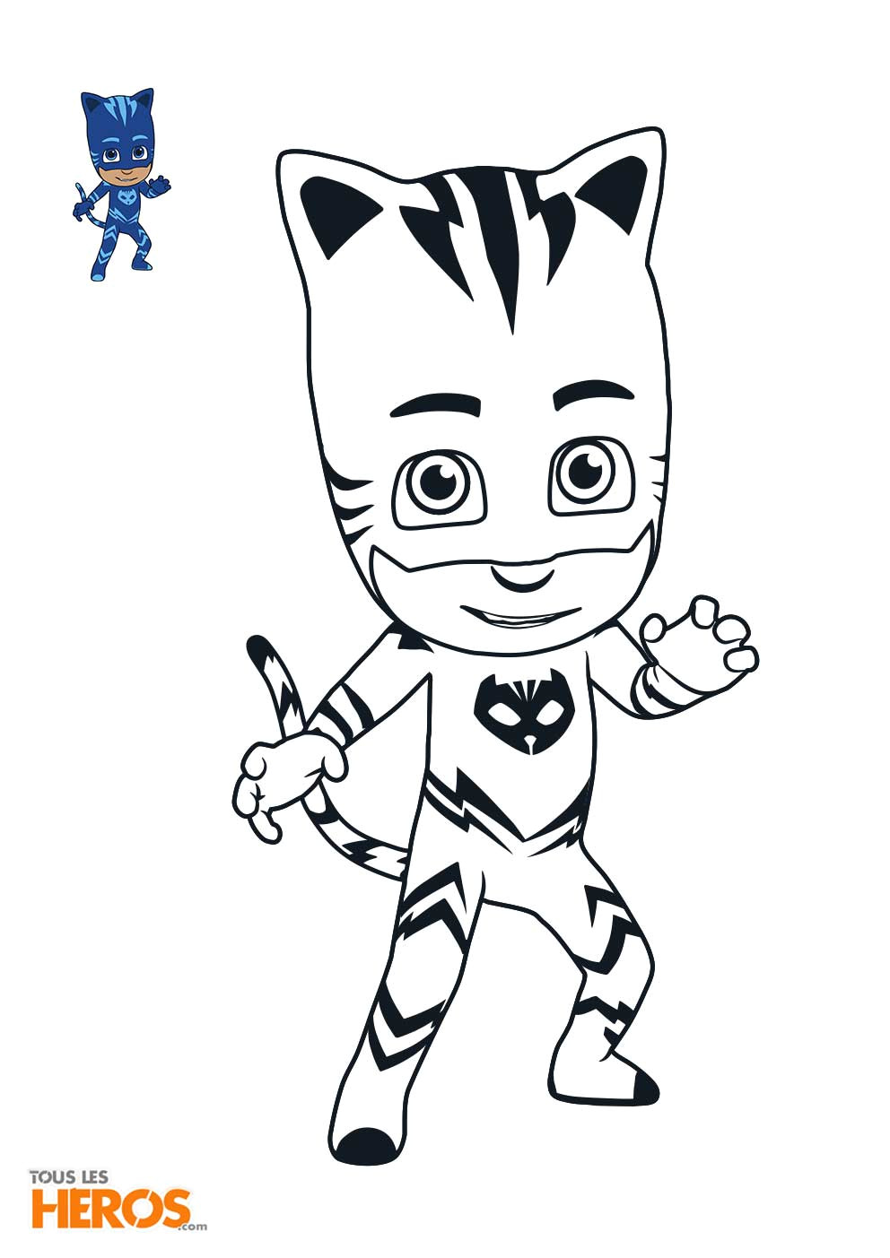 Coloriage à Imprimer toupty Coloriages Pyjamasques tous Les Heros Le Blog