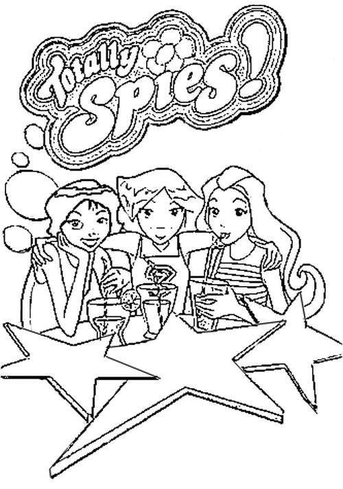Coloriage à Imprimer toupty totally Spies Coloriages à Imprimer Colorier
