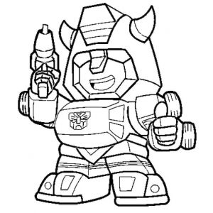 Coloriage à Imprimer Transformers Coloriage Transformer