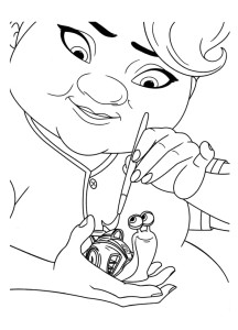 Coloriage à Imprimer Turbo L Escargot Coloriage Turbo L Escargot Coloriages Pour Enfants