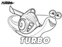 Coloriage à Imprimer Turbo L Escargot Coloriage Turbo L Escargot