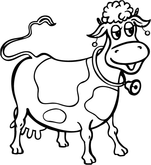 Coloriage A Imprimer Vache 120 Dessins De Coloriage Vache à Imprimer