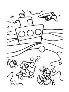 Coloriage A La Mer Coloriage Mer Des Dessins à Imprimer