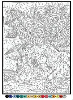 Coloriage Adulte à Imprimer Avec Code Couleur 46 Meilleures Images Du Tableau Livre Coloriage En 2019