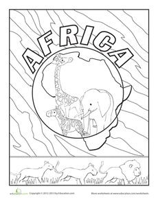 Coloriage Afrique De Zigomar Les 110 Meilleures Images De Afrique