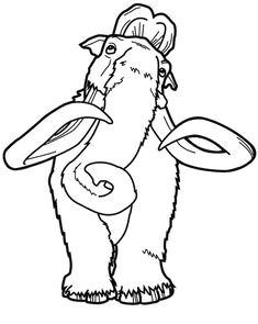 Coloriage Age De Glace 20 Best Ice Age Images