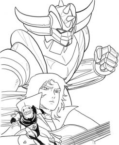 Coloriage Albator à Imprimer Coloriage Goldorak En Noir Et Blanc Dessin Gratuit à Imprimer