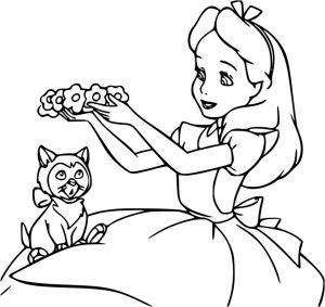 Coloriage Alice Au Pays Des Merveilles A Imprimer Coloriage Disney Alice Au Pays Des Merveilles à Imprimer