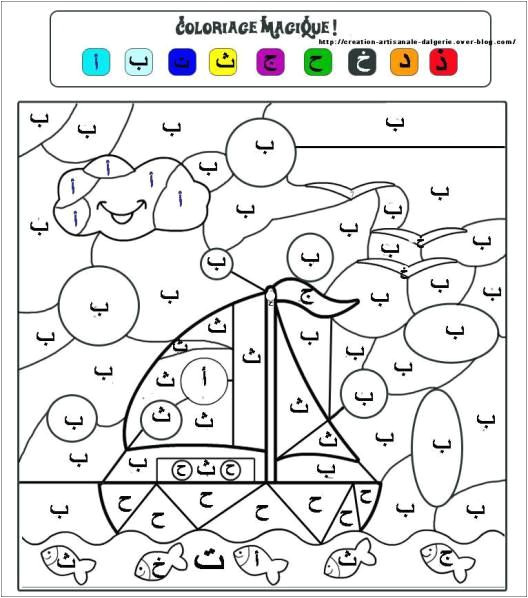 Coloriage Alphabet En Arabe Apprendre L’alphabet Arabe En S’amusant