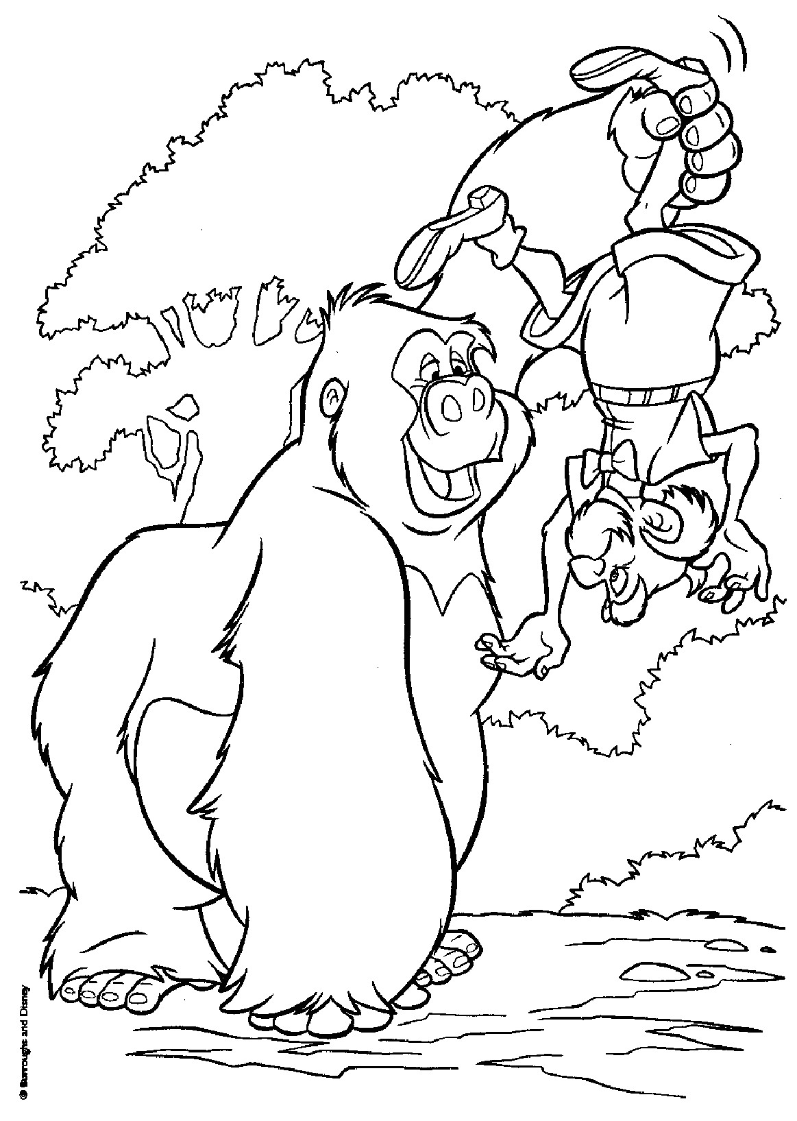 Coloriage Alvin Et Les Chipmunks Imprimer Coloriage De Tarzan