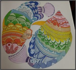 Coloriage Animaux Fantastiques Marabout Animaux Fantastiques Coloriage Marabout