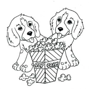 Coloriage Animaux Trop Mignon Gratuit Dessin De Chiot Trop Mignon