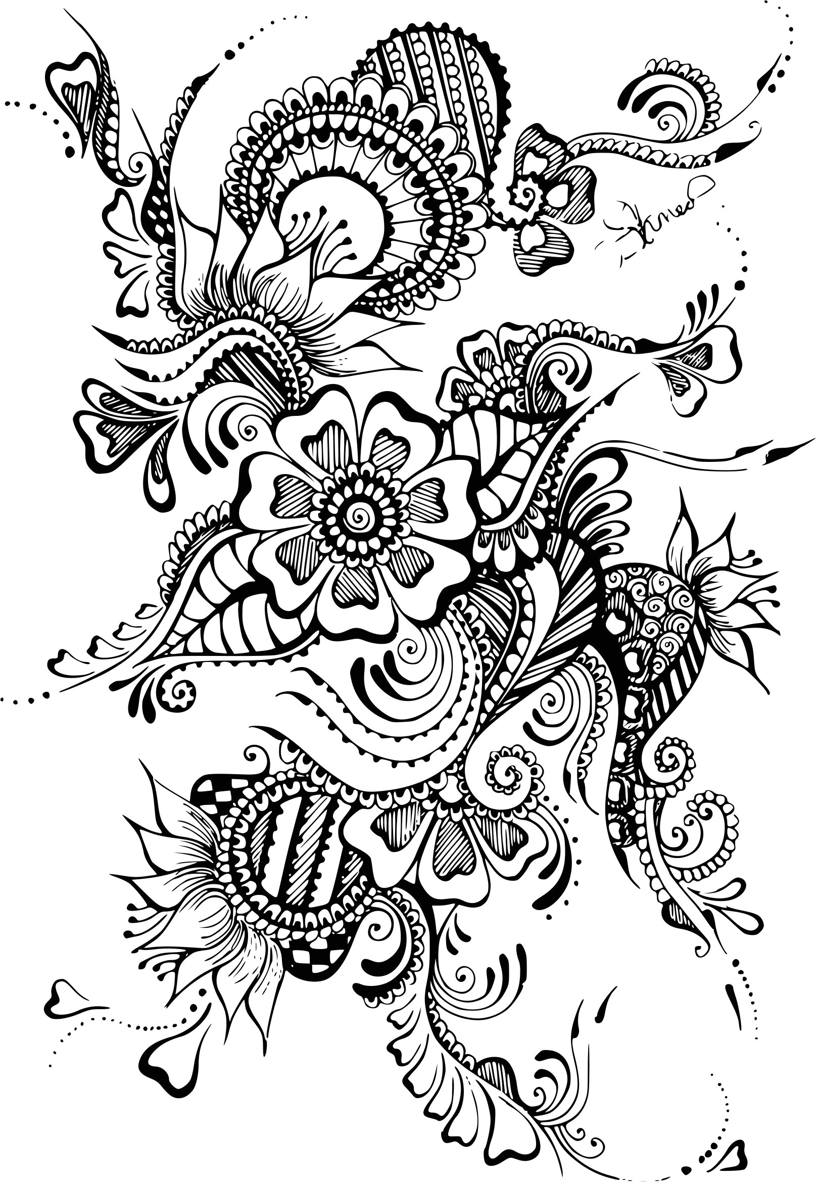 Coloriage Anti Stress Blog Tatouage A Imprimer Iy43