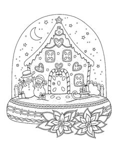 Coloriage Anti Stress Pour Enfant 16 Meilleures Images Du Tableau Coloriage Noel   Imprimer