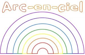 Coloriage Arc En Ciel à Imprimer Coloriage ☆ Anniversaire Arc En Ciel Pinterest