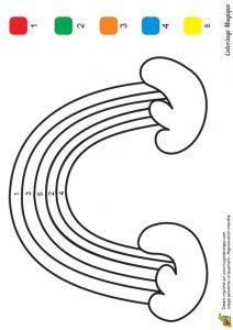 Coloriage Arc En Ciel à Imprimer Coloriage Magique Maternelle Arc En Ciel à Imprimer Sur