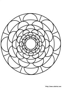 Coloriage as De Pique Mandala Pétale Mandalas