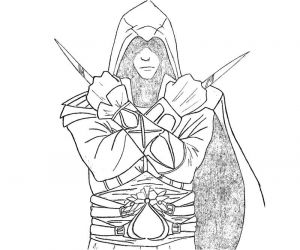 Coloriage assassin Creed 2 A Imprimer top 100ã Coloriage De assassins Creed Le Meilleur Du
