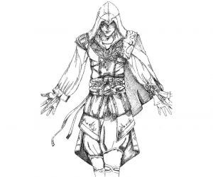 Coloriage assassin Creed 2 A Imprimer top 100ã Coloriage De assassins Creed Le Meilleur Du