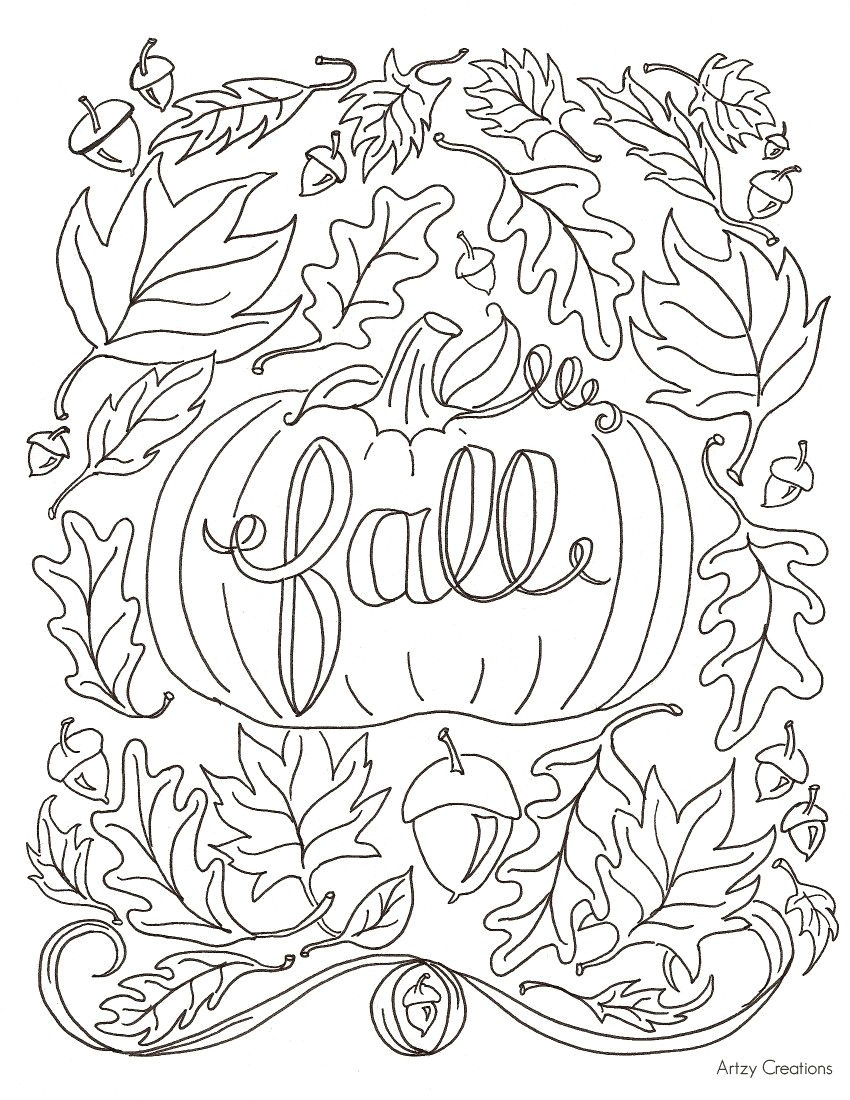 Coloriage Automne A Imprimer Gratuit Coloriage D Automne   Imprimer Gratuitement Coloriage Fall