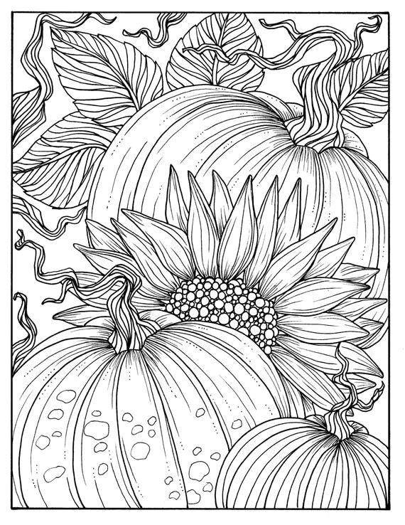 Coloriage Automne A Imprimer Gratuit épinglé Sur Adult Coloring Pages