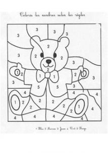 Coloriage Avec Code Couleur A Imprimer Les 52 Meilleures Images De Coloriages Magique