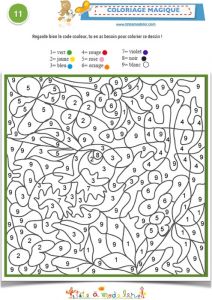 Coloriage Avec Code Couleur Difficile Coloriage Avec Code Couleur