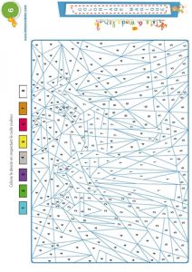Coloriage Avec Code Couleur Difficile Coloriage Magique 6 Chiffres Et Codes Couleur