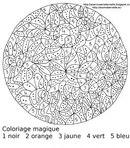 Coloriage Avec Code Couleur Difficile Maternelle Coloriage Magique Maternelle Oiseaux Dans Le