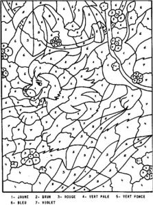 Coloriage Avec Numero A Imprimer Dessin De Coloriage Dessin à Numéro à Imprimer Cp