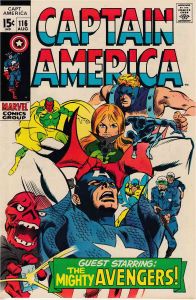 Coloriage Avengers Captain America Captain Marvel Gene Colan